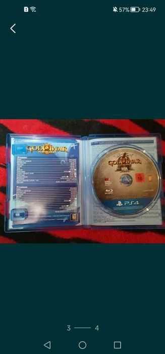 Vând CD God Of War 3 Remastered Playstation 4