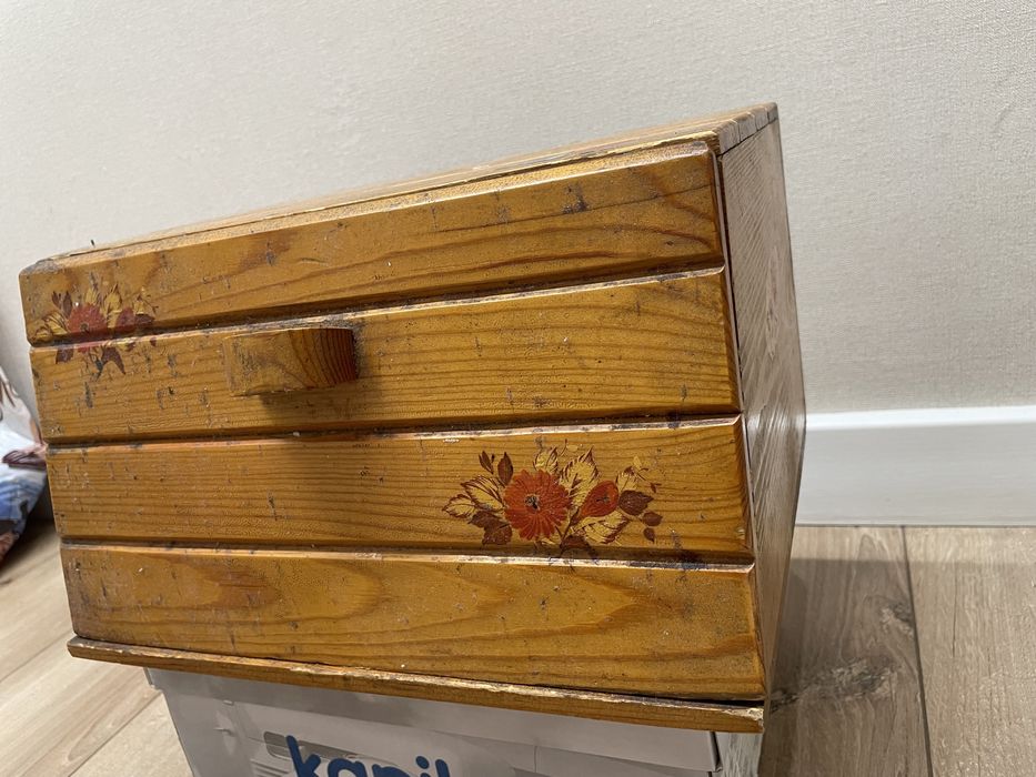 Хлебница советская деревянная