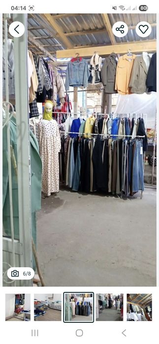 Airdaryo shaharda vagzal bozorida dokon