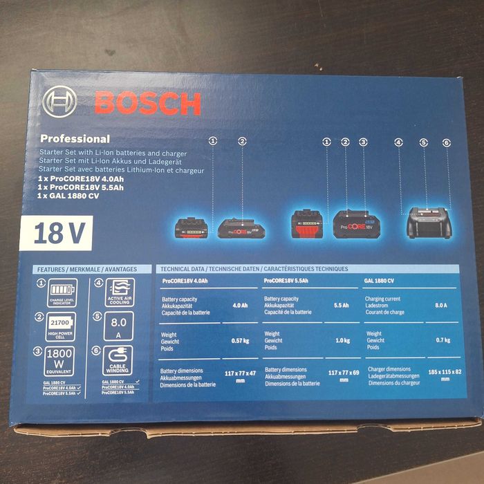 Bosch set incarcator 8A