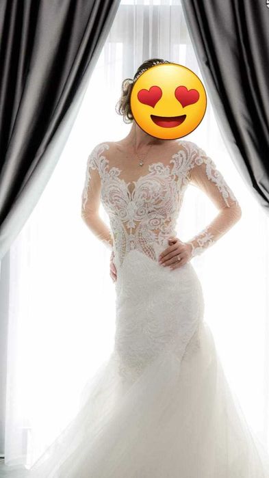VAND Rochie de mireasa tip sirena  ,