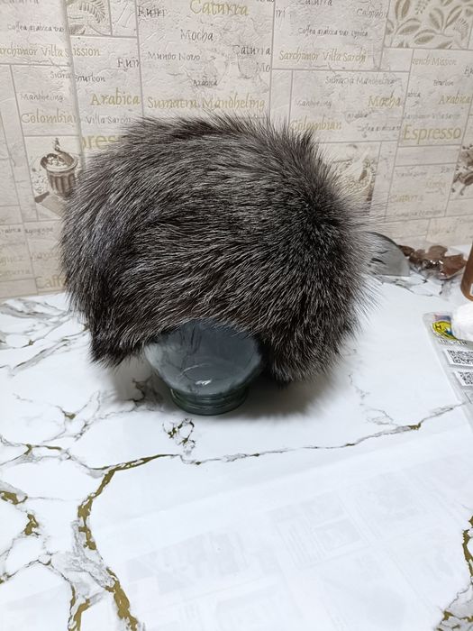 Шапка новая чернобурка