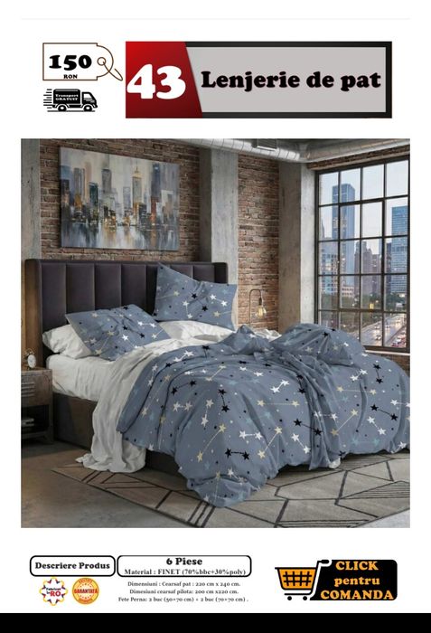 Lenjerii de fiet și bumbac.