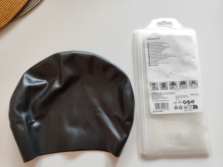 Шапка за плуване за дълга коса