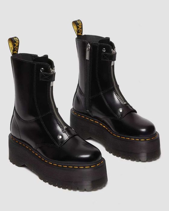 Кожени боти/Кубинки Dr. Martens Jetta Hi Max