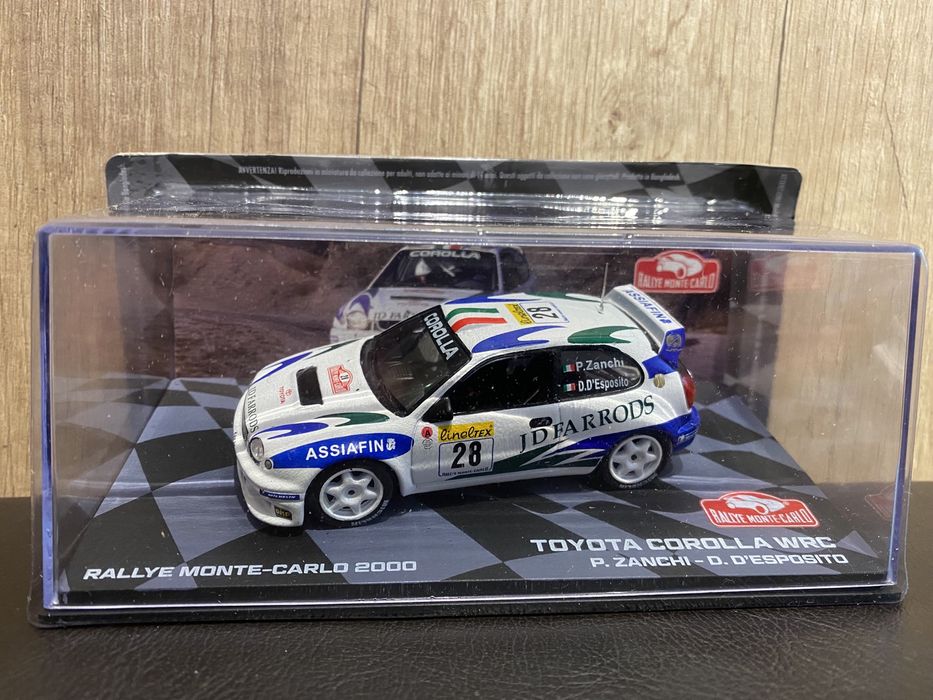 TOYOTA COROLLA WRC machetă auto rally scara 1:43