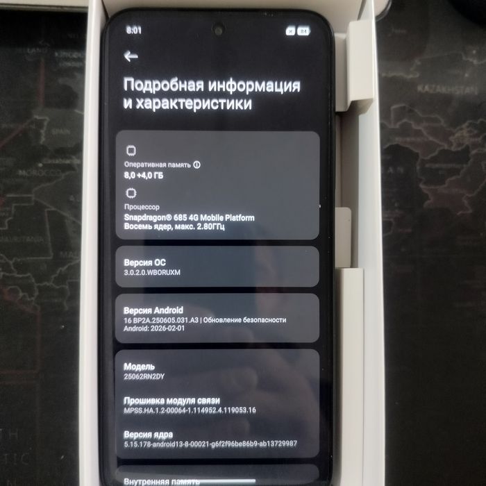 REDMI 15, 8+8 OPERATIVKA,256 GB XOTIRA, Ideal Holda