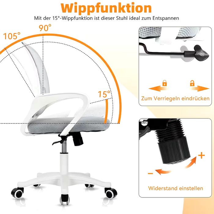 Scaun de birou scaun ergonomic pivotant