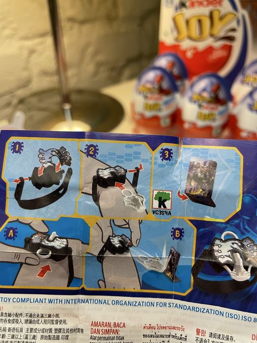 Kinder Joy Spiderman Человек-паук Ferrero