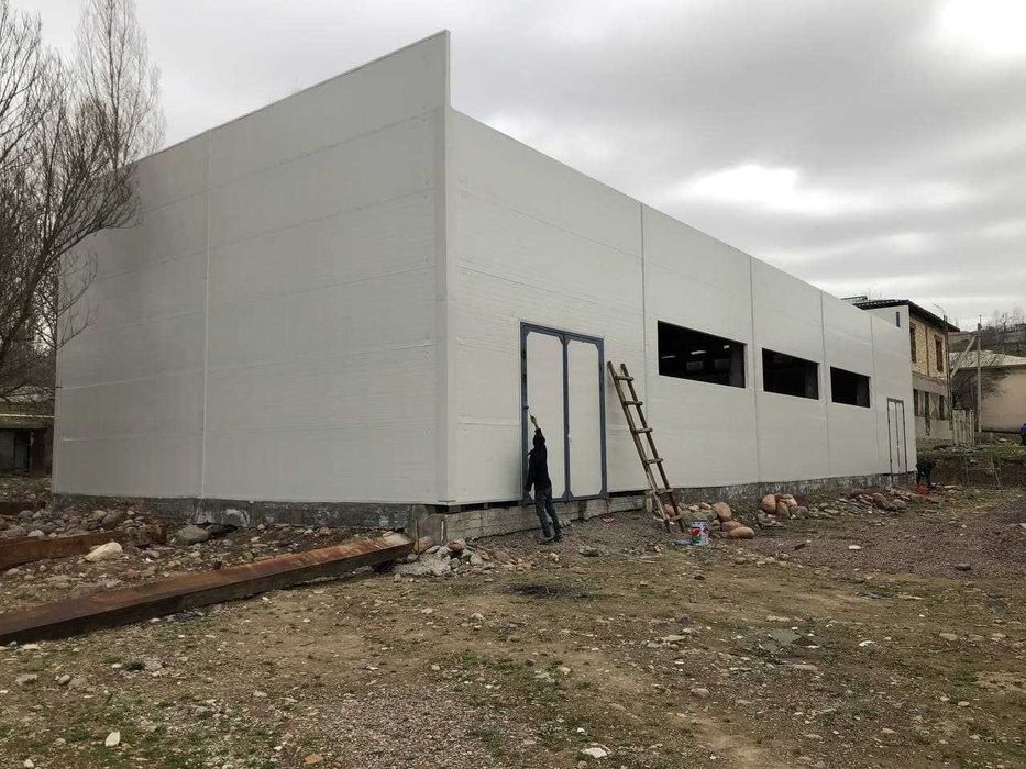 Производственные помещения. Монтаж сэндвич-панелей/металлоконструкции.