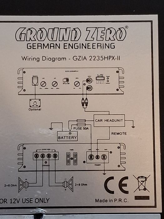 Усилватели 2бр. Ground Zero GZIA 2-240