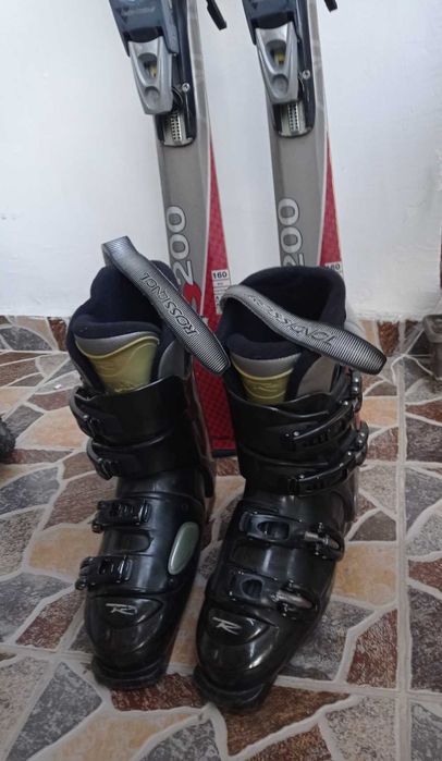 Продават се ски FISCHER S200- 160см. и обувки ROSSIGNOL-37 номер