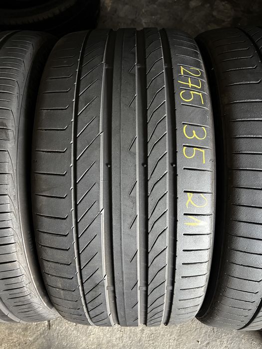 4 anvelope vara 275/35/21 + 245/40/21 , Continental , DOT 2023/2024