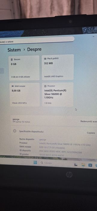Laptop 2023 HP 15s-fq3012nq