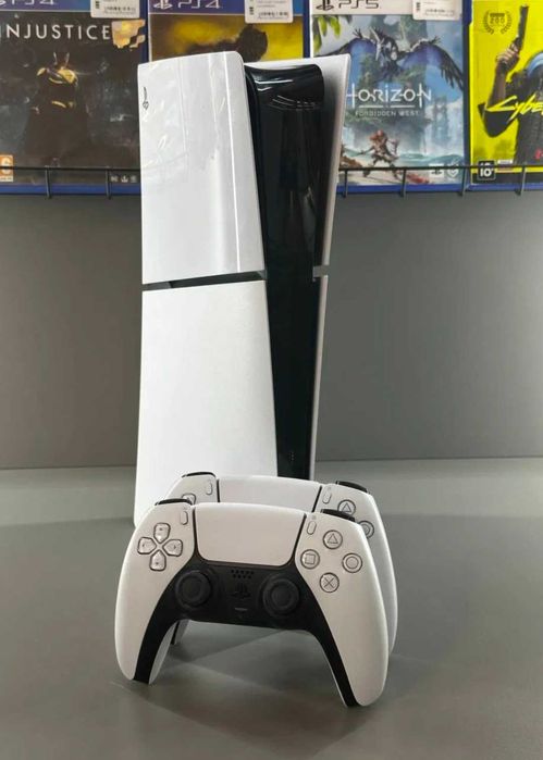 PS5 slim 1Tb Disc + PlayStation ТОП игри