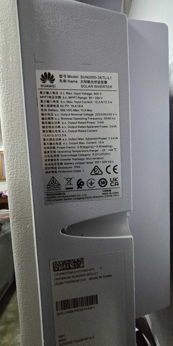 Invertor Huawei SUN2000 3KTL L1 - 3KW