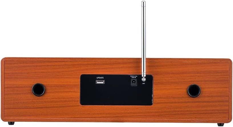 AOVOTO DAB+/FM Радио с Bluetooth, Цветен Дисплей и Дистанционно