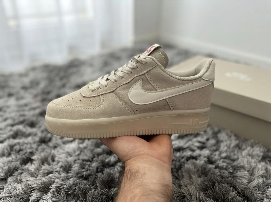 Adidasi Nike Air Force 1 Bej - Adidasi Barbati
