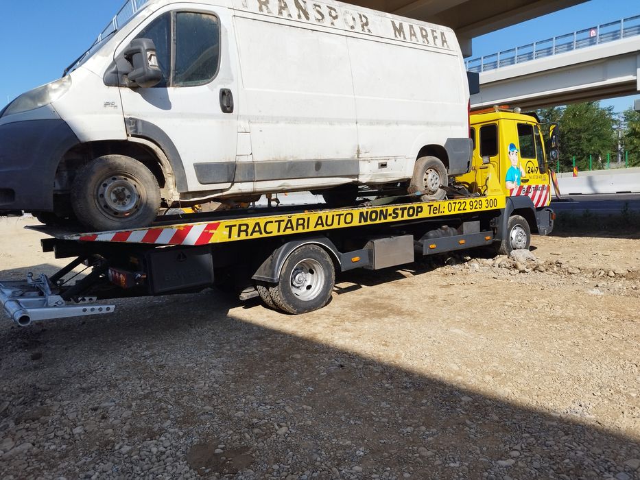 Platforma tractari, asistență rutieră București și Ilfov, autostradă