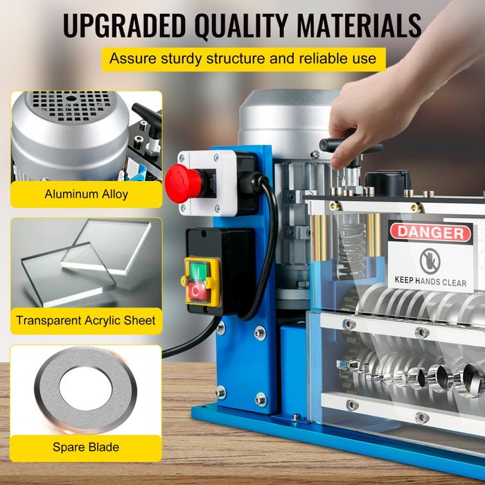 Mașină Decablare Automată, 1.52-3.81mm, 11 Canale, 10 Cuțite,22m/min