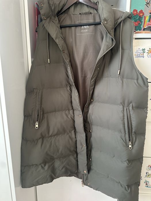 Елек Zara цвят каки