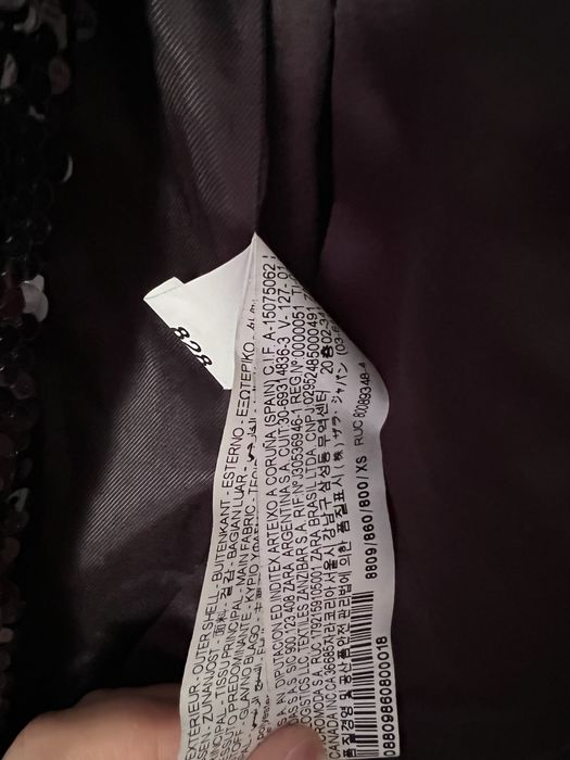 Платье пиджак Zara с пайетками