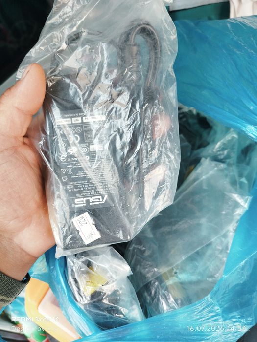Noutbok zaryadkalari Acer Asus HP Lenovo Samsung Dell LG
