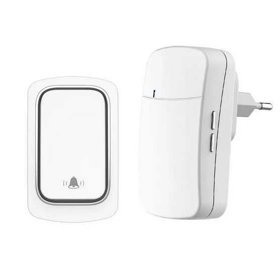 Безжичен (кинетичен) звънец, работи без батерии