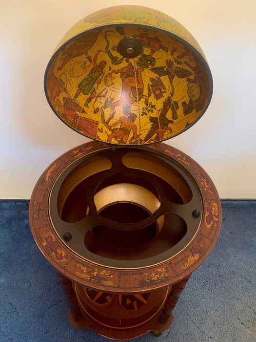 Винтидж бар-глобус / мини бар за алкохол – 100 см