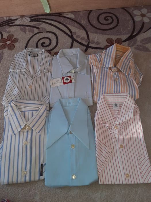 Ретро мъжки ризи,нови 5лв за брой