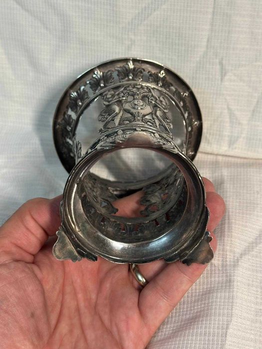 SUPORT PAHAR ARGINT 800 - Vaza Decorativa - Sec XIX - Empire - 270g. !