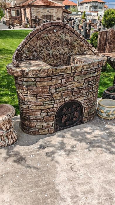 Мивка чешма от щампован бетон