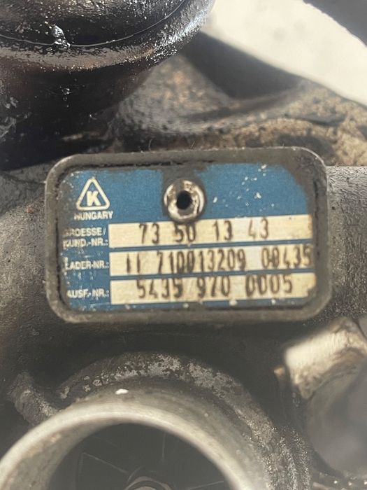 Turbina Fiat Panda 169_ 2003 - > 1.3 D Multijet 188 A8.000, Lancia Mus