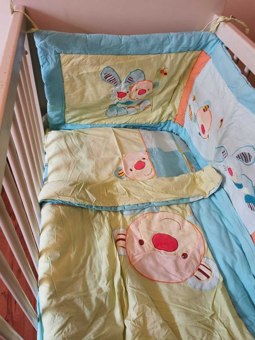 Дървена детска кошара/легло 2 в 1 (60/120 см. и 90/200 см.)