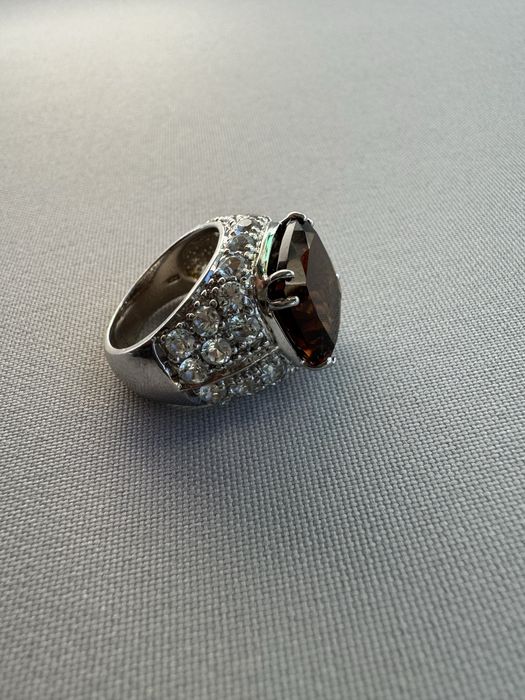 Inel din argint si cubic zirconia