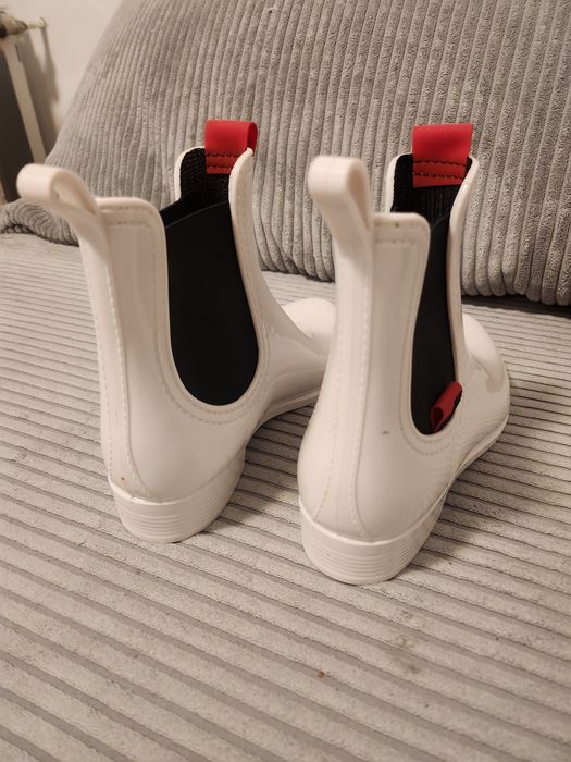 Cizme de cauciuc love moschino