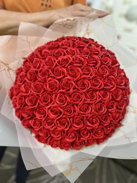 Trandafiri din sapun buchet 101