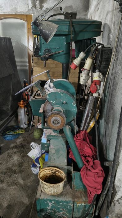 Vand masina vericala si polizor alimentata la 380