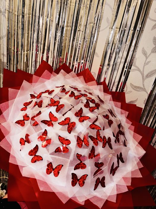 Дайын 51шт бабочка букет