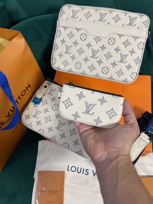 Borseta Louis Vuitton piele naturala 100% Full Box colectie noua