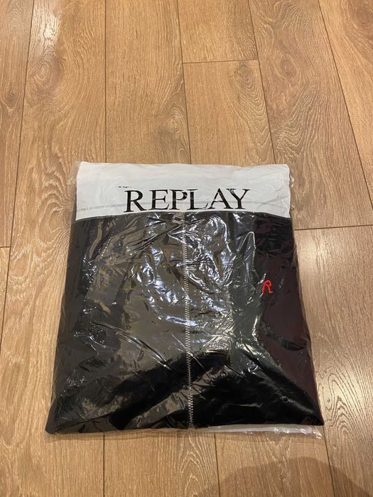 REPLAY суичърт с цип, черен, размери: M, L, XL и XXL