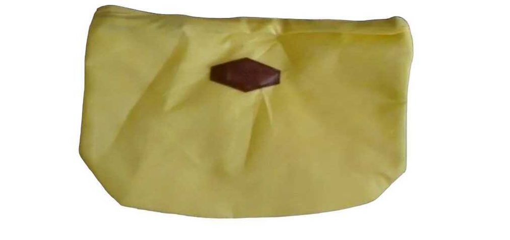 Малка хладилна чанта с апликация, 29х18х10 см, Жълта