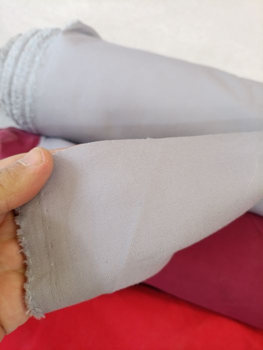 Ткани хлопковые велюр черный