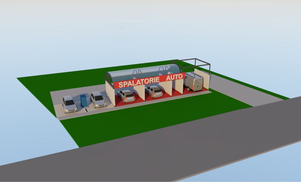 Spalatorie auto self service cu fise, bancnote, automatizari