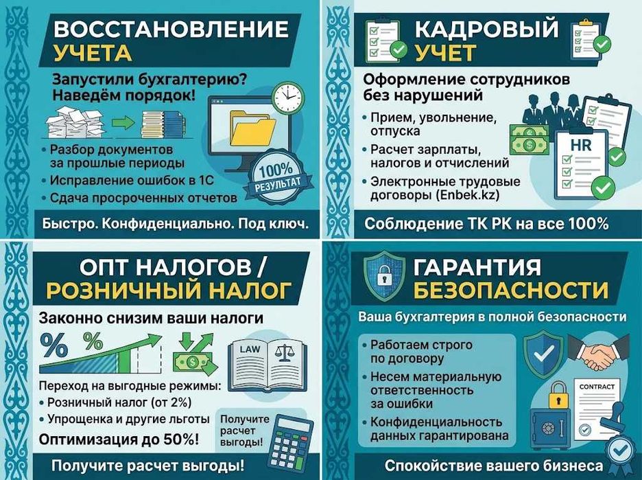 Бухгалтер удаленно / Ведение ИП ТОО / 910 300 формы / Консультация
