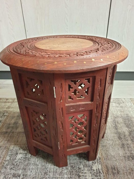 Set  2 masute antice in stil oriental,lucrate manual