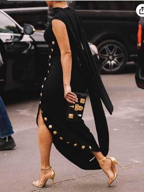 Дълга Черна Рокля, Макси рокля, Дълга рокля, Елегантна рокля