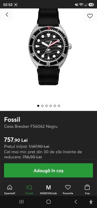 Ceas barbati Fosil FS 6062 nou la cutie