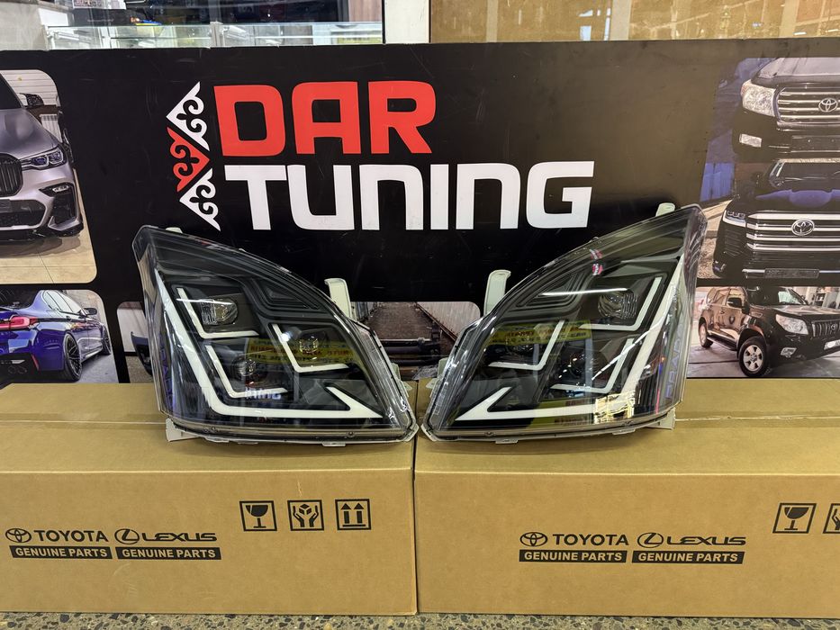 Prado 120 передние тюнинг Led фары