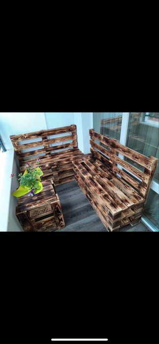 Градински палетни мебели